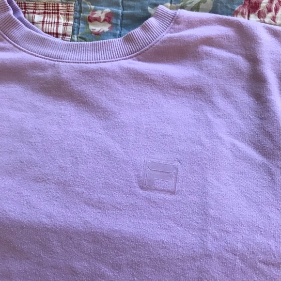 FILA Purple Long Sleeve Crew Neck Sweater Small - Picture 2 of 7